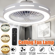 LED Ceiling fans lights  Polychromatic lamp&amp;3 gear wind speed fan light with remote control