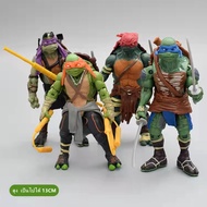 Armani-2014 Movie Edition 4 นินจาของเล่นเต่าทอง TMNT ที่สามารถเคลื่อนย้ายตุ๊กตารุ่นมือ