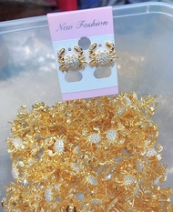 Đôi Bông Tai Nữ Mạ Vàng 18K Con Cua ·00521601 - Đi Tiệc Rất Sang - Tubi Cony - Bông tai nữ Bông tai