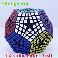 ๑ Shengshou Dodecahedron 6x6 Magico Cubo puzzle Megaminxed 6x6x6 12 sides cube Speed Cube Dodecahed