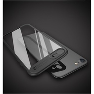 For iPhone 7/8 Plus Silicone TPU + Acrylic Transparent Back Cover Phone Cases