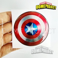 CAPTAIN AMERICA STICKERS FLEXIBLE EMBLEM STICKERS MOTORCYCLE ACCESSORIES
