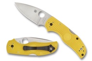 มีดพับ Spyderco Native 5 Salt Folding Knife CPM-MagnaCut Satin Plain Blade, Yellow FRN (C41P...