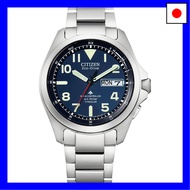 CITIZEN PROMASTER Wristwatch (Radio-Controlled, 20 ATM Water Resistant, Easy-to-Read) AT6080-53L, Li