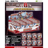 BGM-714 LJ-77704 DIY Children Building Blocks MARVEL'S IRON MAN Heroes Steel Mecha Toys L11cm*W3cm*H