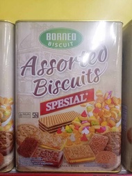 UBM BISKUIT Borneo Assorted Biskuit Spesial 650 gram