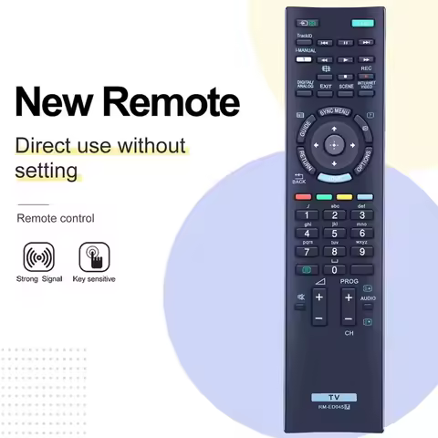 RM-ED045 Remote Control Compatible with Sony TV KDL-46CX525 40CX525 32CX525 46CX520 40CX520 32CX520 