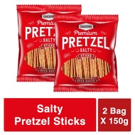 Crackfers Salty Pretzel Sticks 2 Bag (150g X 2) (Crackfers Salty Pretzel Sticks 2 Beg (150g X 2))