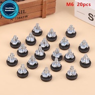 EVERTHING 20Pcs M6 Thread Adjustable Furniture Levelers Screw In Chair Feet Durable Easy To Use Adju