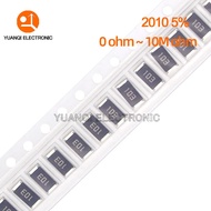 50pcs 2010 5% 3/4W SMD Resistor 0R - 10M 0 10 100 220 330 470 ohm 0R 10R 100R 220R 470R 1K 2.2K 4.7K