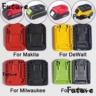 FUTURE DIY Adapter, Portable ABS Battery Connector, Practical Durable Holder Base for Makita/DeWalt/WORX/Milwaukee 18V Lithium Battery