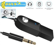 XIANS Bluetooth Audio Receiver, Bluetooth 5.0 Wireless Adapter Bluetooth Aux Adapter,  Dongle Cable USB To 3.5mm Car Bluetooth Transmitter