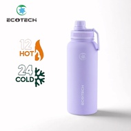 ECOTECH Violet 32oz Insulated Thermos Water Bottle - Sports & Outdoor Beverage Vacuum Flask