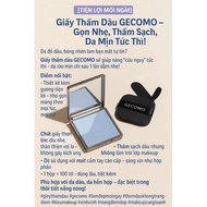 GECOMO Oil Absorbent Paper – Compact, Lightweight, Clean, Instantly Smooth Skin!