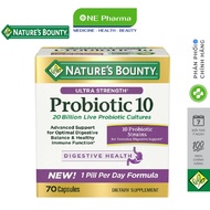Hỗ trợ hệ tiêu hóa và đường ruột Nature’s Bounty Advanced Probiotic 10 70 viên