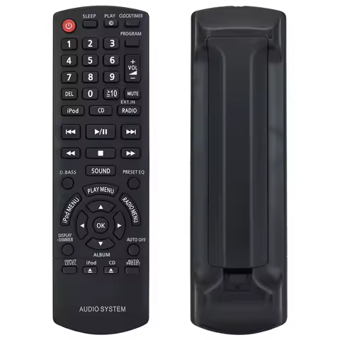 New Replace N2QAYB000641 For Panasonic Audio System Compact Stereo System Remote Control SC-PMX5 SC-
