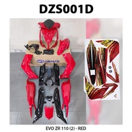 Demak Original Evo ZR 110 Cover Set Sticker Included