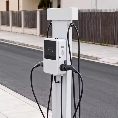 New Wholesale Metal Ev Car Charger Fast Charging Solar Residential Wallbox Type 2 22kW 32A Ev Chargi