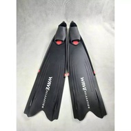 hidive long fins black - long fins long fins fins diving alat selam ukuran M
