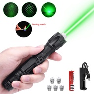 ซูเปอร์เลเซอร์พลังสูง009 Pulpen Laser เผาไหม้532Nm สีเขียวโคมไฟชาร์จยูเอสบีมองเห็นได้ลำแสง10000เมตรปากกาเลเซอร์ของเล่นแมว