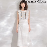 SG LOCAL WEEKEND X OB DESIGN PARTY WOMEN WHITE ELEGANT EYELET LACE EMBROIDERED LONG MAXI MIDI DRESS S-XXXL PLUS SIZE