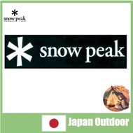 [Japanese Outdoor Goods] Snow Peak (Snow Peak) Snow Peak Logo Sticker Asterisk M NV-007 White One