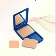 Two Way Foundation Powder Compact Net 13.2g with Mirror Blue Cosmetic