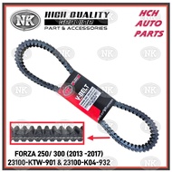 V BELT / DRIVE BELT - HONDA - FORZA 250/ 300/ NSS (18-23) 23100-K1B-T02/ (13-17) 23100-KTW-901 & 231