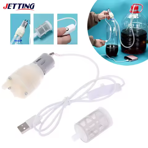 High-Flow Electric Wine Pump USB Interface Peristaltic Pump Miniature Dosing Pump Electric Water Pum