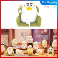 POPMART Duckyo Emoji Package Series Figures pop mart duckyo blind box collectible figurine decorativ