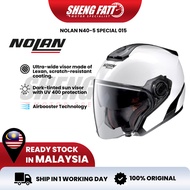 NOLAN N40-5 Special 015 Open Face Helmet Motor Visor Topi Keledar Nolan Open Face Superbike SIRIM In