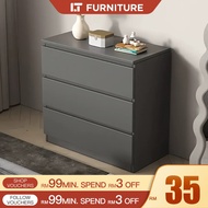 3 Tier Chest Drawer Drawer Chest Almari Laci Side Table Wood Cabinet Meja Tepi Sisi Kecil Katil Side