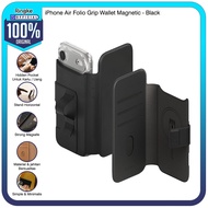 Ringke for iPhone Air Folio Grip Wallet Magnetic Black Hitam Case Leather Kulit Casing Melindungi La