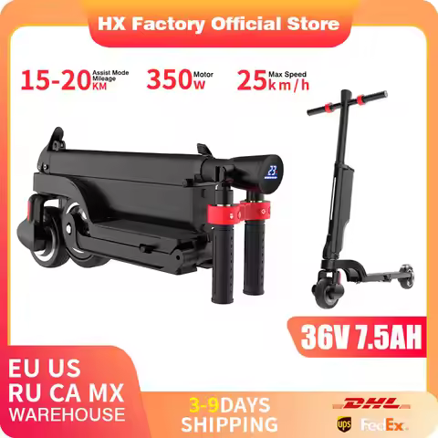 HX X6 Foldable Electric scooter 7.5A 350W 25KM/H electric scooters 36V EScooters 5.5 Inch E Scooter 