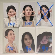 朴恩斌 PARK EUNBIN 韓律 代言小卡