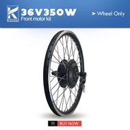 Electric Bike Conversion Kit 36V48V 350W Front Brushless Motor Wheel Hub Motor 16-29Inch 700C Ebike 