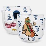 White Hot Dog Sausage DF3 Mallet Putter Cover Golf Head Cover Golf Club Cover