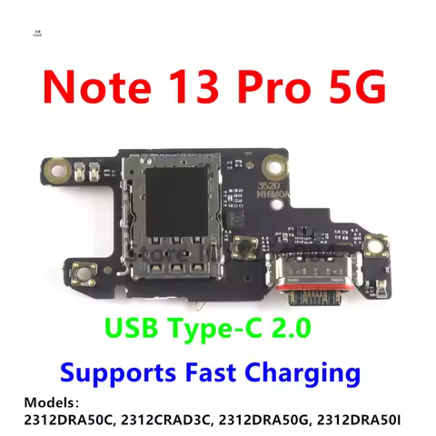 USB Port Charger Dock Plug Connector Charging Board FLex Cable Mic Microphone Board For Xiaomi Redmi