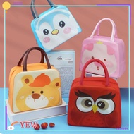 YEW Insulated Lunch Box Bags, Lunch Box Accessories Thermal Bag Cartoon Lunch Bag, Non-woven Fabric Portable Tote Food Small Cooler Bag