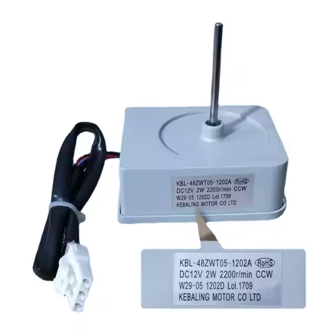(DC12V 2W 2200r/min) Refrigerator Parts Evaporator Fan Motor KBL-48ZWT05-1202A