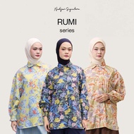 KEMEJA Nadjani Signature Rumi Shirt OversizedWanita