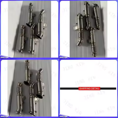 Custom for B58 Gen2 Turbo Downpipe High Flow Exhaust Pipe Stainless Steel Replacement Part Performan