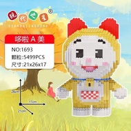 Mô hình Doraemon thần tài Cáo Nick thỏ Luffy Naruto One Piece lắp ráp xếp hình nhân vật