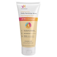 vH essentials Daily Feminine Wash - Fragrance Free, Hypoallergenic with Tea Tree Oil & Prebiotic - F