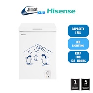 [Free Shipping] Hisense 128L Chest Freezer Mini Deep Freezer FC128D4BWP | FC125D4BWS