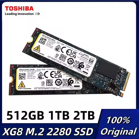Original Toshiba XG8 512G 1T 2T Solid State Drive M.2 Interface 2280 NVME Protocol Pcie4.0 Desktop L