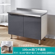 HY/💥Jianchun Kitchen Cupboard Integrated Gas Stove Cabinet Simple Household Stainless Steel Kitchen Cabinet Stove Cabine