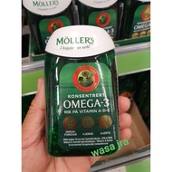 สินค้าพร้อมส่ง น้ำมันปลา Moller's  Omega3 น้ำมันปลา น้ำมันตับปลา โอเมก้า3 ของMoller นอร์เวย์ (1ขวด ม