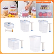 [WishshopeehhhMY] Airtight Food Container Vacuum Seal Container for Meal Prep Fruit Preserve