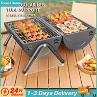 Outdoor BBQ Grill Charcoal Grill Smoker Grill Cooking Portable Double sided barbecue grill